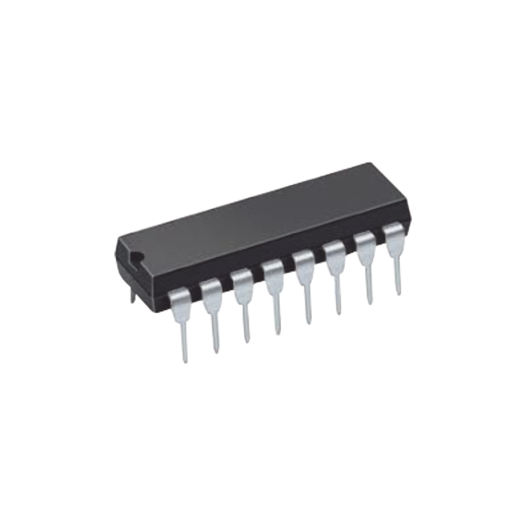 Circuito Integrado, Doble Contador Binario de 4 Etapas, DIP-14