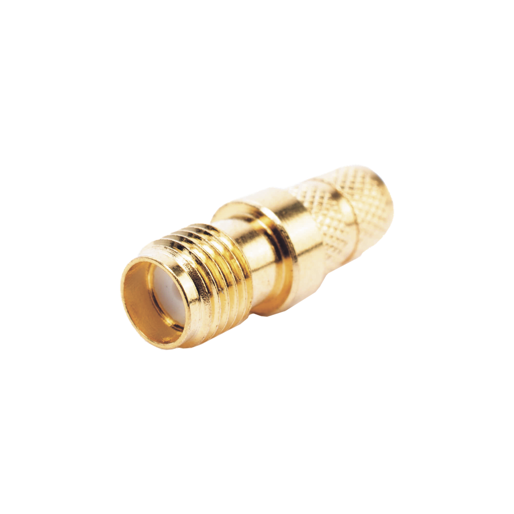 [TT-SM-0023] Conector SMA Hembra Inverso de Anillo Plegable para Cable RG-8/X, 9258, LMR-240, LMR-240UF,  LMR-LW240, Oro/Oro/Teflón.