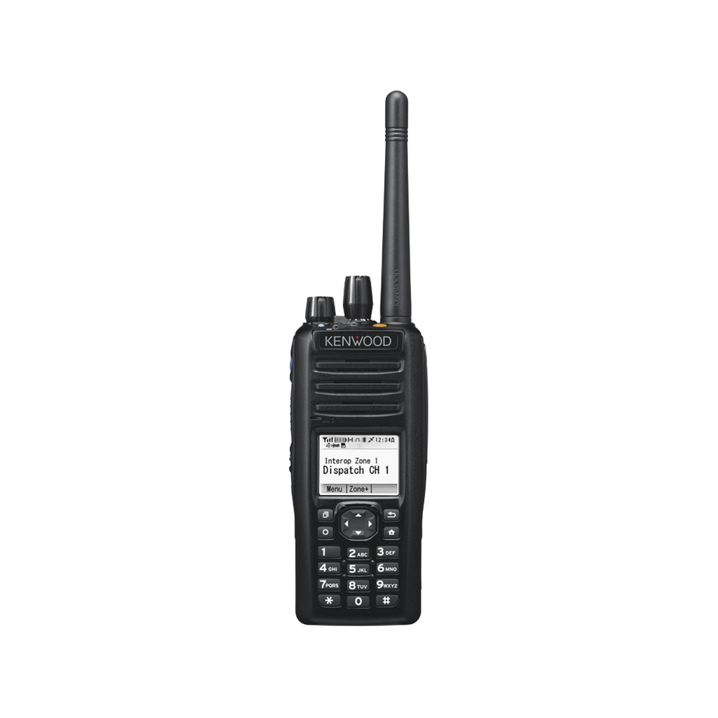 380-470 MHz, DTMF, NXDN-DMR-Analógico, 5 W, Bluetooth, GPS, MicroSD, 1024 Canales, Incluye Batería, cargador, antena, y clip