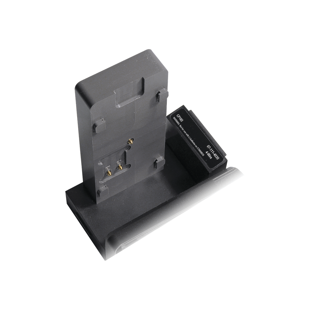 [07-111-4030] Adaptador de batería para ANALIZADOR C7X00-C SERIES para baterías PMNN4476A, PMNN4081AR, para radios Motorola CP185, CP476, CP477, CP1300, CP1600, P140, P160, P180.