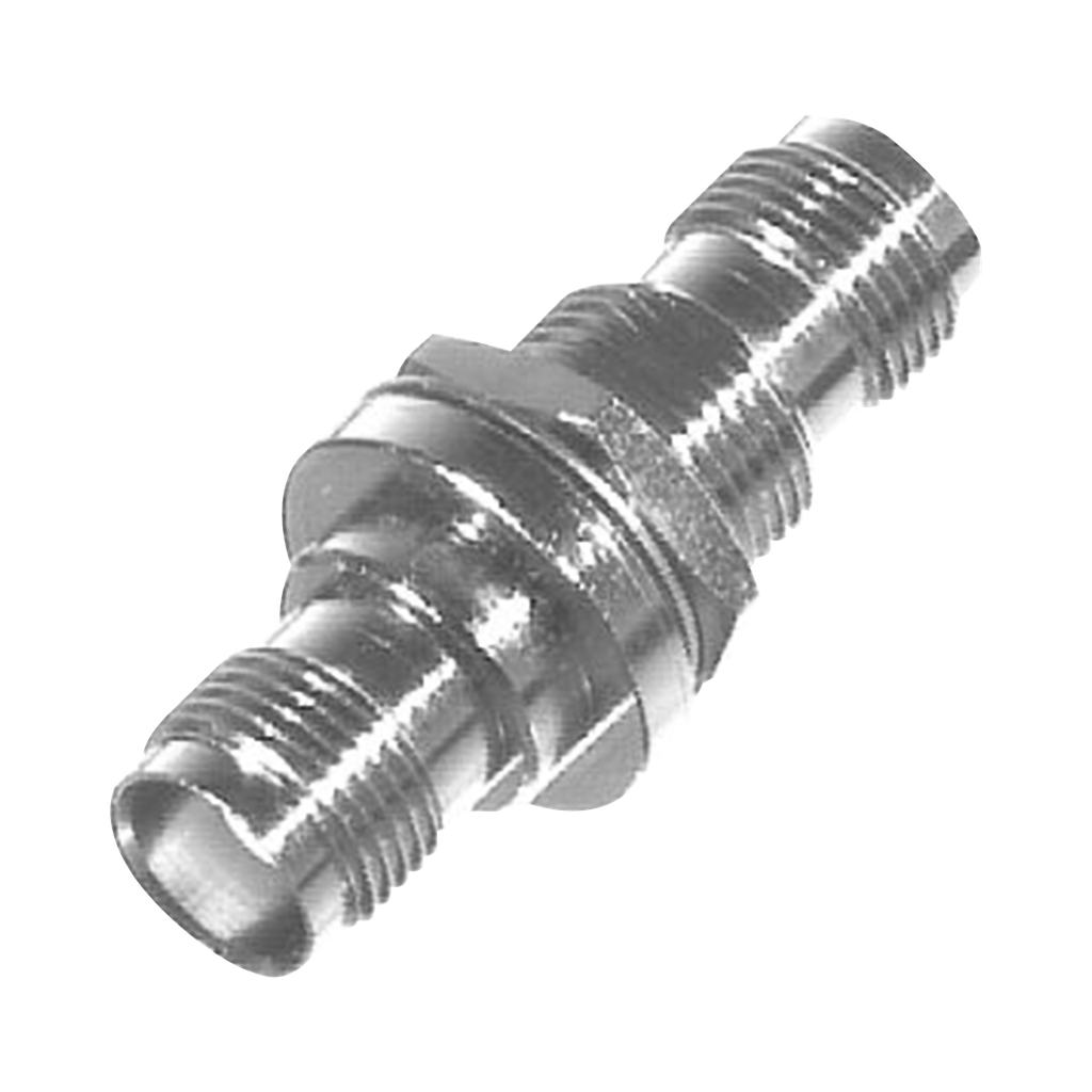 [RT-1226] Adaptador de TNC Hembra Rosca Izquierda a TNC Hembra Rosca Izquierda para Panel, Níquel/ Oro/ Teflón.