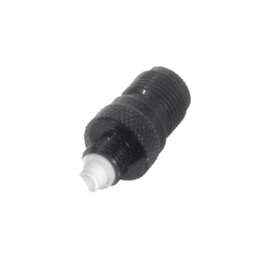 [RFT-1240-1] Adaptador TNC Hembra a FME Hembra, Niple Europeo, Cromo Negro/ Oro/ Teflón.