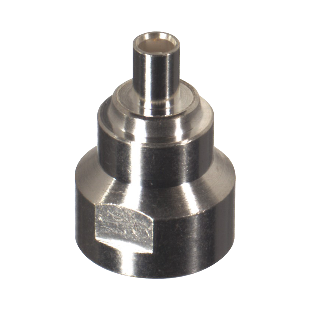 Adaptador UNIDAPT Hembra a MCX Hembra. Plata/ Oro/ Teflón.