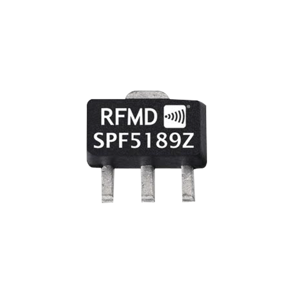 [772-SPF5189Z] Amplificador Lineal de 50 MHz a 4 GHz, 18.7 dB de Ganancia, 5 Vcc, SOT-89.