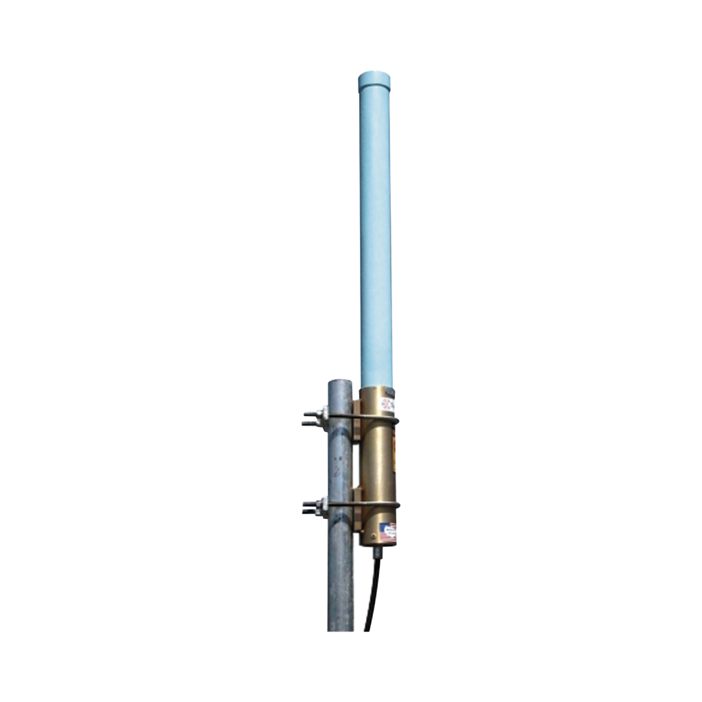 [ANT850F-6] Antena Base Omnidireccional de Fibra de Vidrio, 806-896MHz, 6dB, 90 MHz Ancho de Banda, 500 Watt, N Hembra, Incluye ANTC-482.