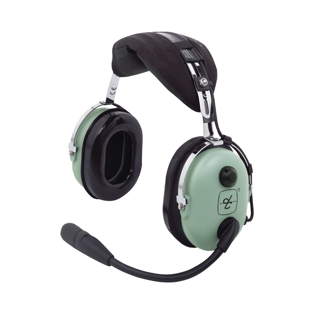 [H10-13.4] Auriculares de ala fija con atenuación de ruido pasivo para aviación general