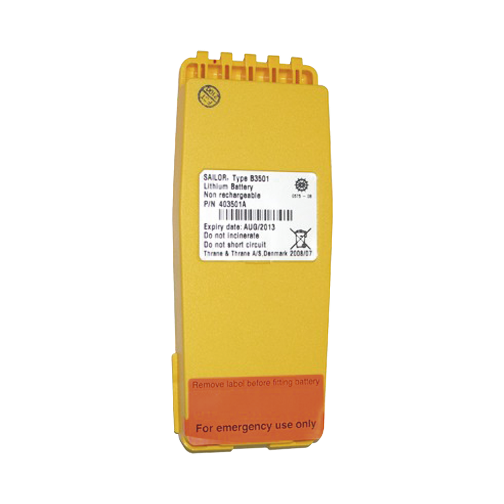 [401708A-26000] Batería primaria de Litio (no recargable),B3501A 7.2V/3000 mAh. para radios SAILOR y McMurdo