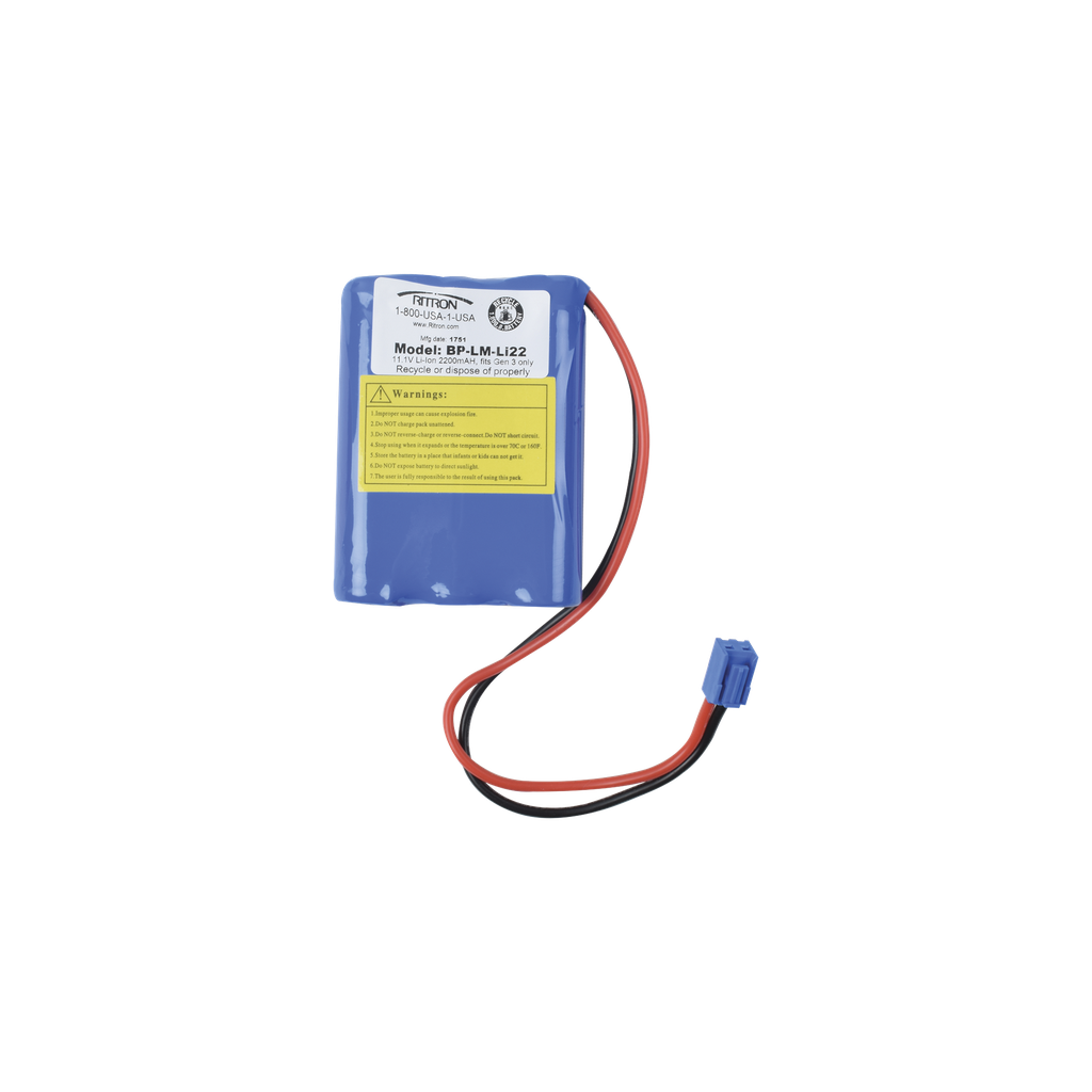 Batería recargable 11.1 V 2200 mAh Li-Ion