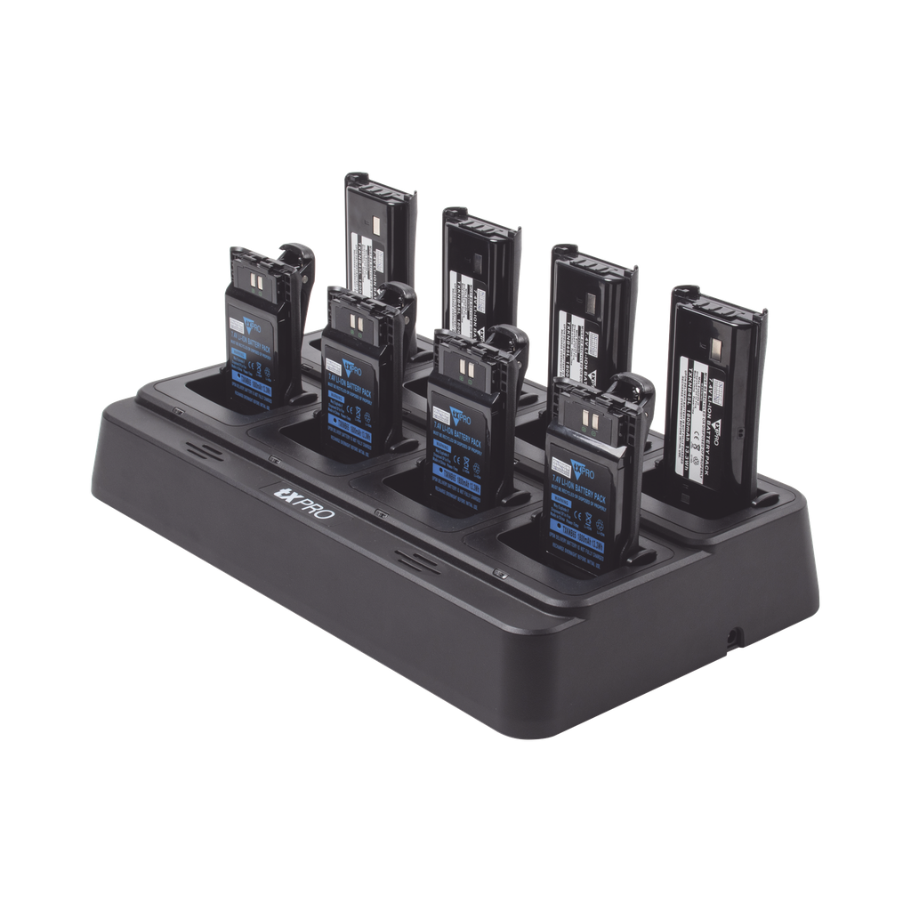 Cargador de escritorio rápido doble química de 8 cavidades , Alternativa para los cargadores KSC-31, KSC35, KSC-43K.