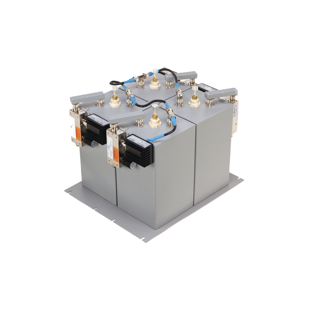 [W6554-2/7CCS] Combinador 440-512 MHz, para 4 Canales, 125 Watt, 200 KHz (min.) de Sep. Tx-Tx, 2 Circ. N Hembra.