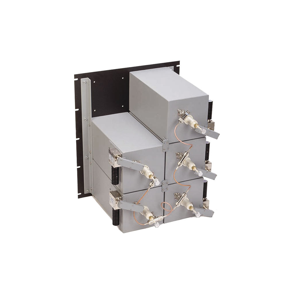 [W6555-2/7CCS] Combinador 440-512 MHz, para 5 Canales, 125 Watt, 200 KHz (min.) de Sep. Tx-Tx, 2 Circ. N Hembra.