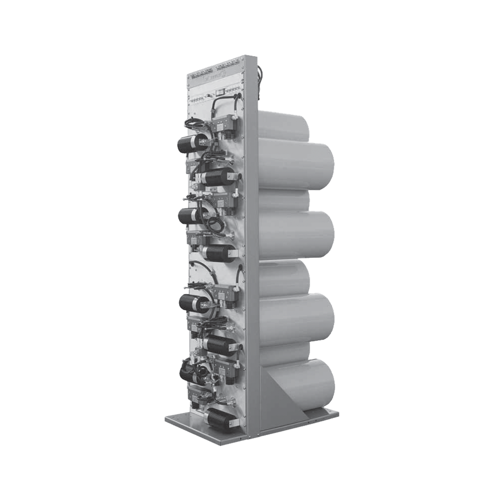 Combinador de Alta-Q en Rack 19, 400-512 MHz, 4Can.(10Dia.) 2dB @ 150KHz (min.) 150Watt, N Hembras.