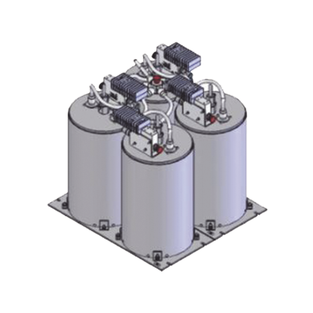 Combinador SINCLAIR, 4 Canales, 430-470 MHz, Montaje en Rack 19, 100 kHz, 125 Watt, N Hembras.