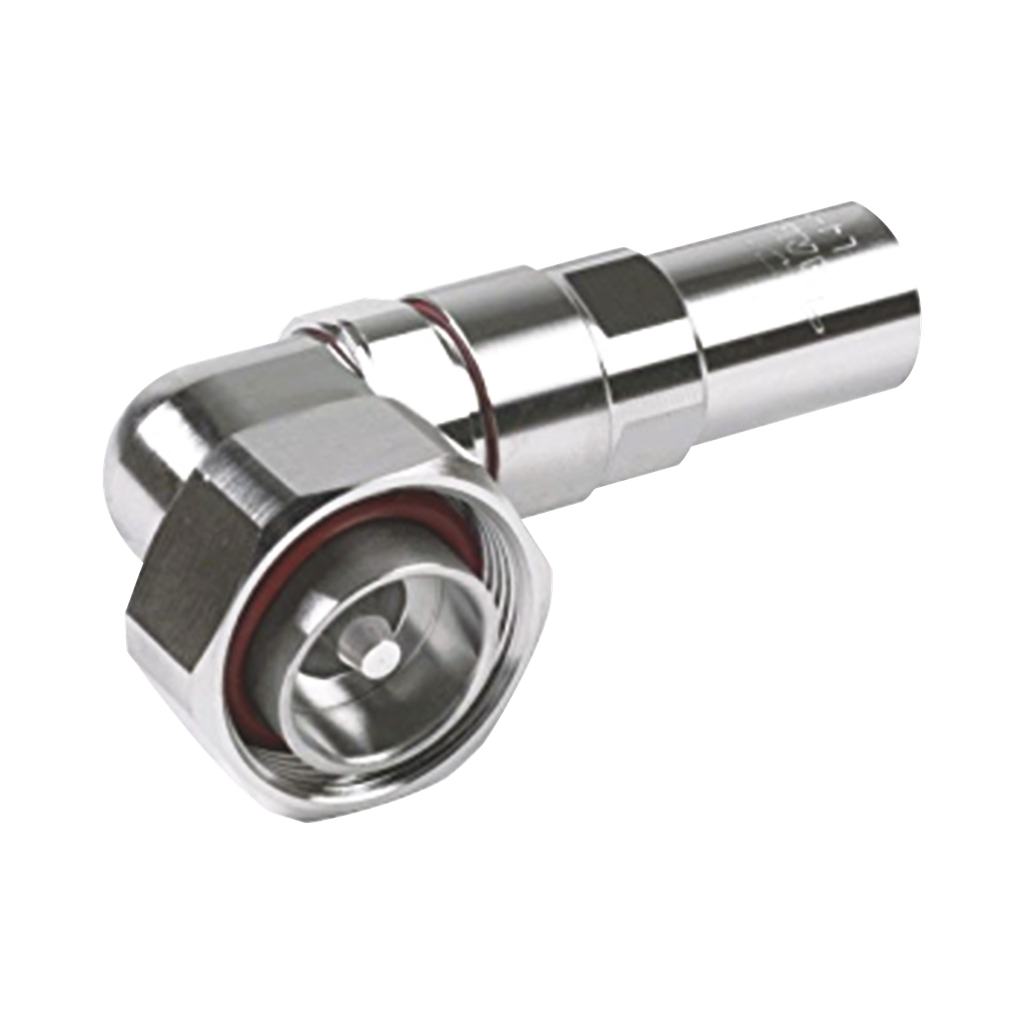 [L4DR-PS] Conector DIN 7-16 Macho en Ángulo Recto para LP-450A, LDF4-50A, PIN Cautivo