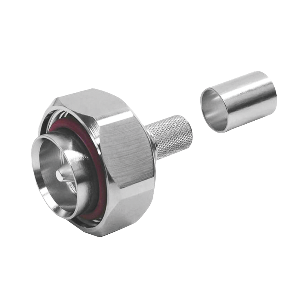 [EZ-400-716M-X] Conector DIN 7-16 Macho Plegable con Pin Cautivo para cables Tipo RG-8/U