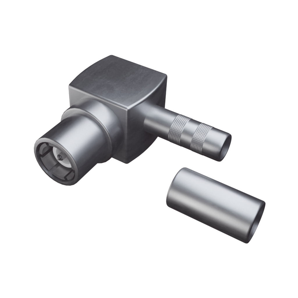 Conector SMB Macho en A/R de Anillo Plegable para RG-316/U, Grupo B1, Oro/ Oro/ Teflón.â??