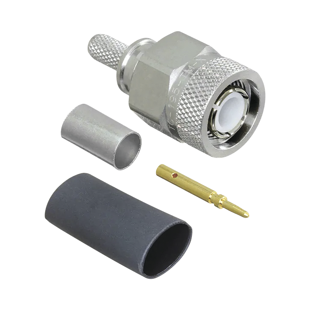 [TC-195-TM-X] Conector TNC Macho de Anillo Plegable para LMR-195, LMRLW-195, RG58, RG142.