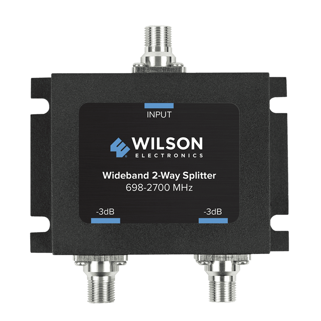 Divisor de Potencia Coaxial 2 Vías / 698-2700 MHz / 75 Ohm / Pérdida por División 3 dB / Aislamiento ?20 dB / Conector F-hembra / Diseño Microstrip