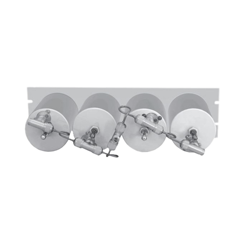 Duplexer Compacto Pasa Banda-Rechazo de Banda, 806-869 MHz, 4 Cav. (4 por Lado) 45 MHz, 1.0 dB, 250 Watt, N Hembras.