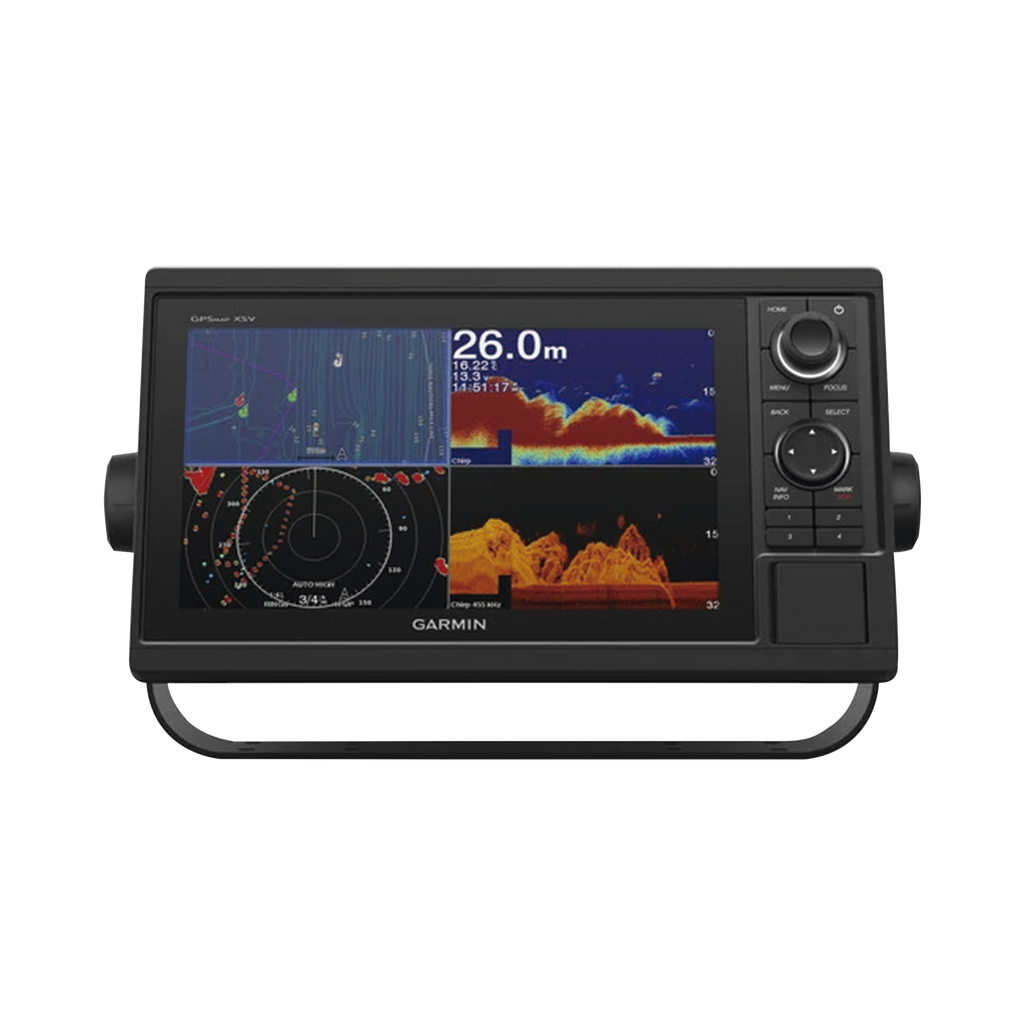 GPSMAP® 1022xsv ecosonda de 10 SIDEVÜ, CLEARVÜ y CHIRP tradicional.