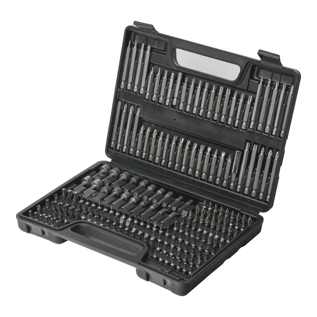 [PST-C010-03] Juego de 208 Puntas para Taladro Entrada Hexagonal 1/4. Incluye Estuche.