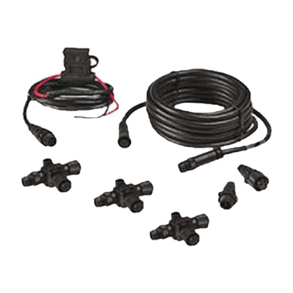 [000-10760-001] Kit Iniciador Red NMEA 2000 Micro-C / Cable de Red de 4.5 m (15 ft) / 3 Conectores T / 2 Terminadores de Red