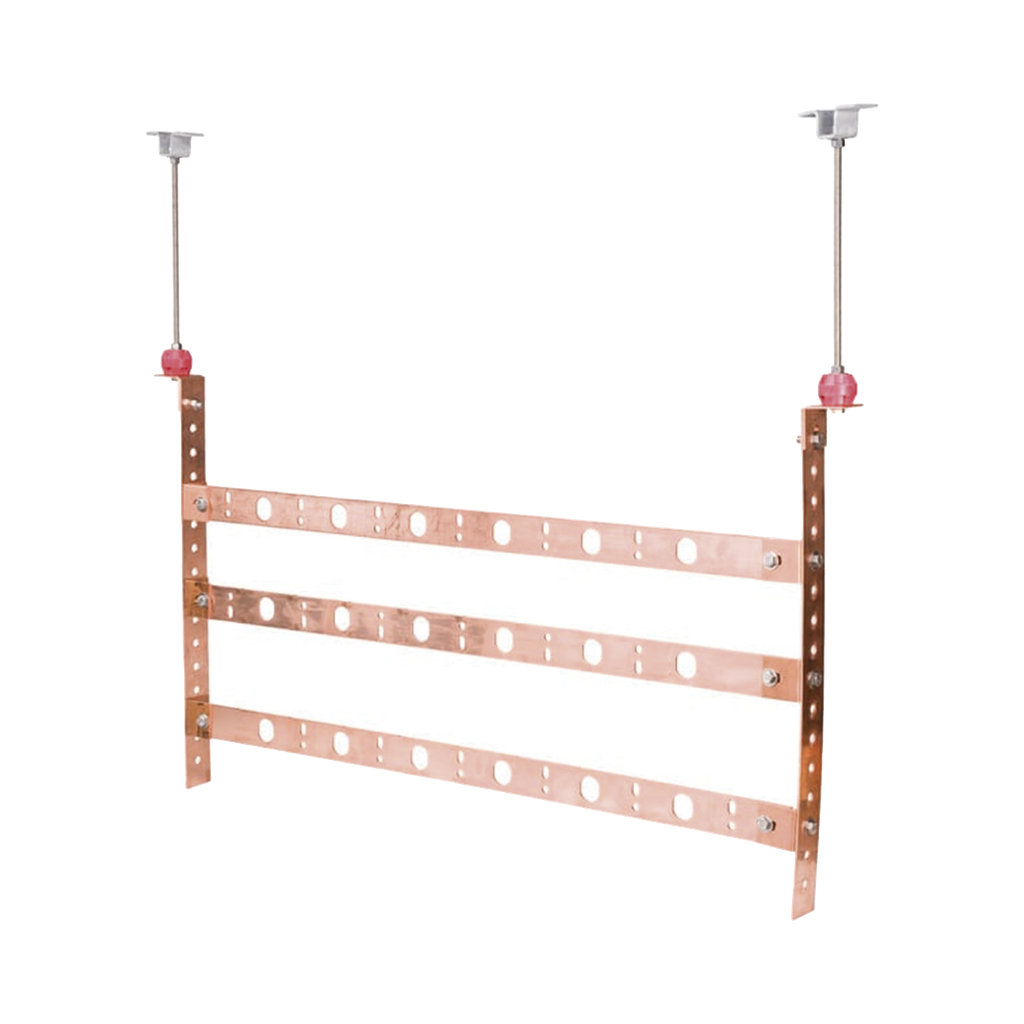 Montaje Para Barra de Tierra Universal Para Tres y Cuatro Barras de Tierra.