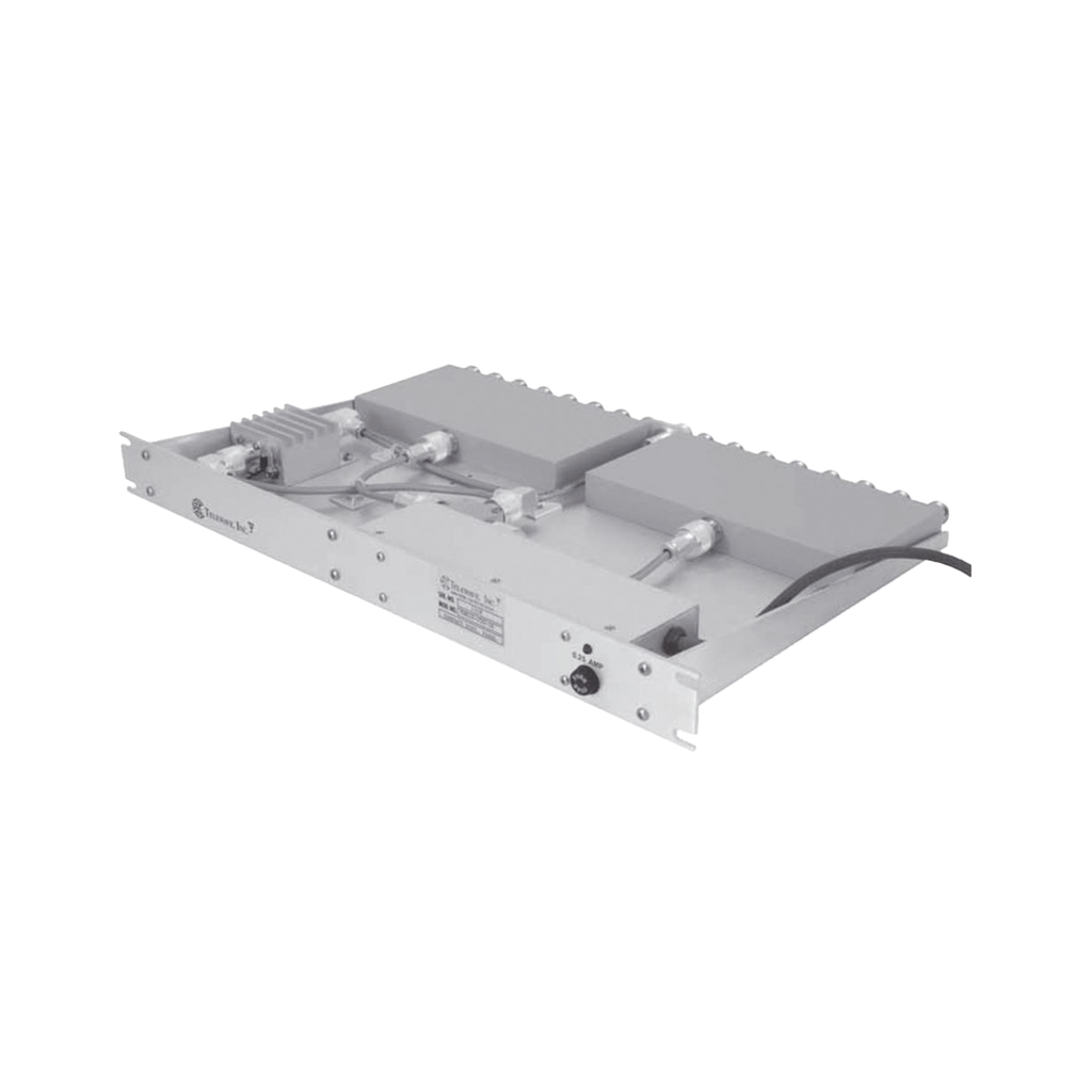 [TWR16-450-1RTT] Multiacoplador 400-512 MHz, 16 Canales, 40 MHz, 0-15 dB, 1 UR y Fuente para TTA.