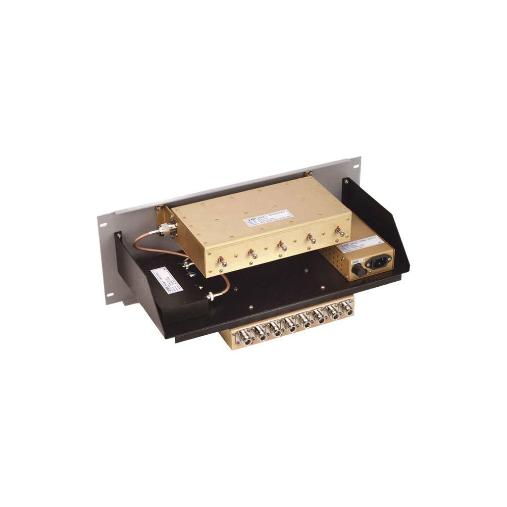[24108-0/P5] Multiacoplador con Preselector 138-225 MHz, 8 Canales, Ancho de Banda de 3-8 MHz, N/N Hembras