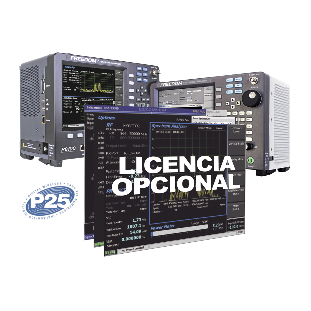 [R8-P25-VOC] Opción de Software para Vocoder APCO P25 en R8000 /R8100.