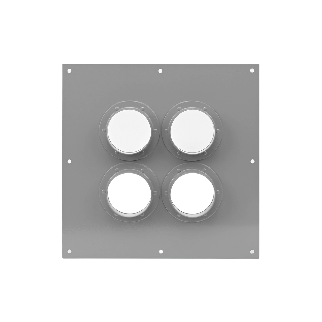 Placa Pasamuros Con Capacidad de 4 Botas de 4