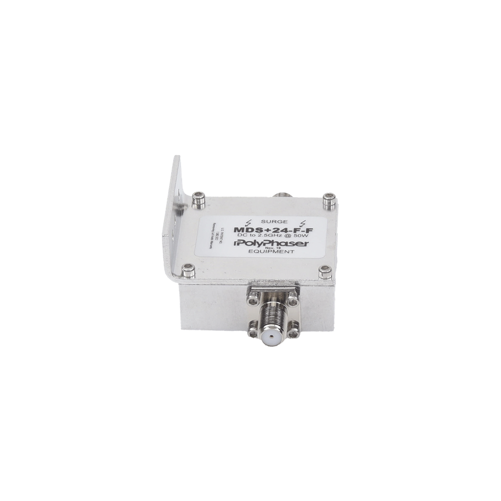 Protector RF Coaxial A 75 Ohms +24VDC Con Conector F Hembra De 300 MHz - 2.5 GHz