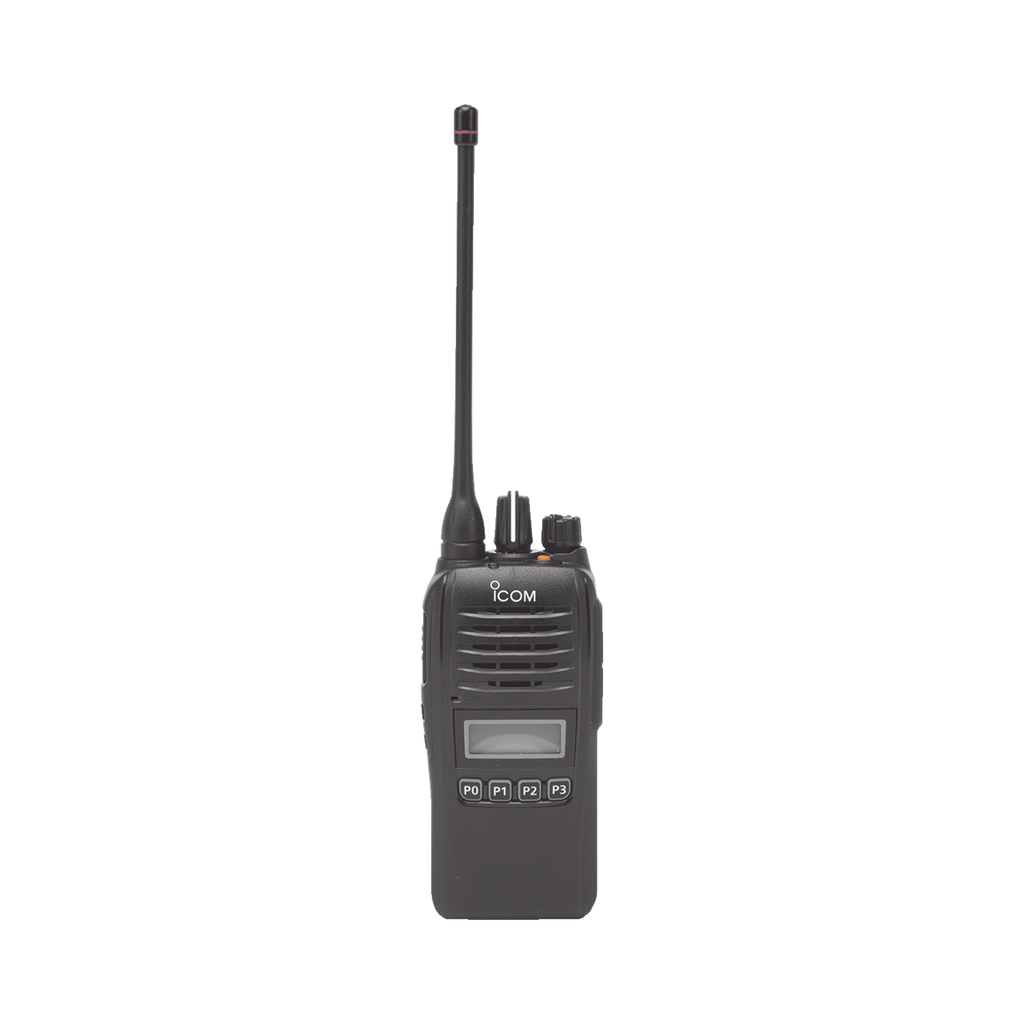 [IC-F2100DSE] Radio digital NXDN en la banda de UHF, rango de frecuencia 400-470MHz, sumergible IP67, analógico y digital, opera en sistemas trunking y convencional, 5W de potencia.
