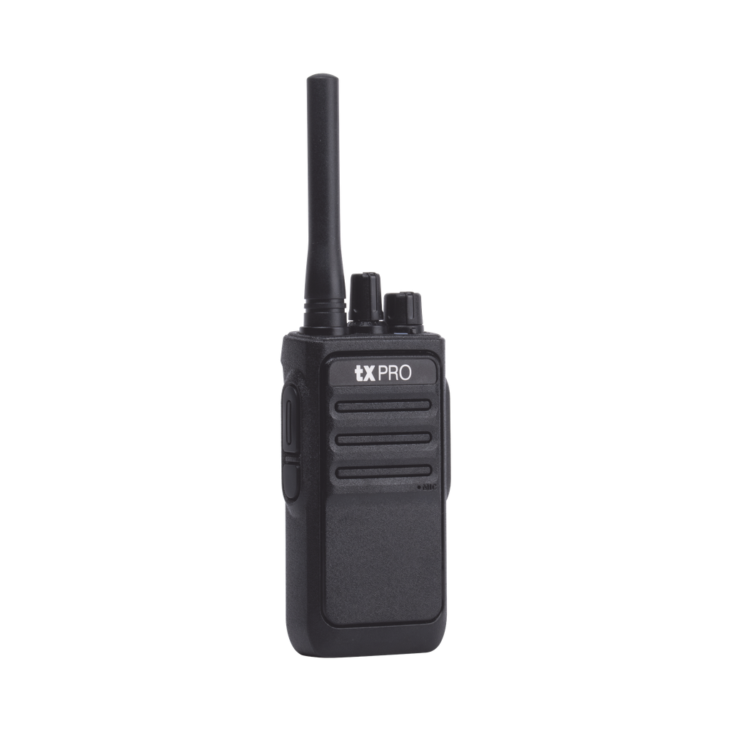 [TX-320] Radio Portátil UHF 400-470 MHz, 16 canales, 2 Watts de potencia. Comunicación Clara en su Negocio