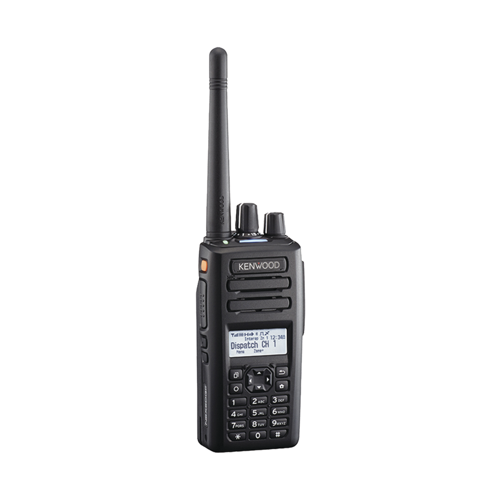 [NX-3300K3] Radio portátil UHF 400-520 MHz, 512 Canales, Digital NXDN-DMR-Análogo, GPS, Bluetooth, IP67, 14 Pines, Incluye Batería-Antena-Cargador-Clip.