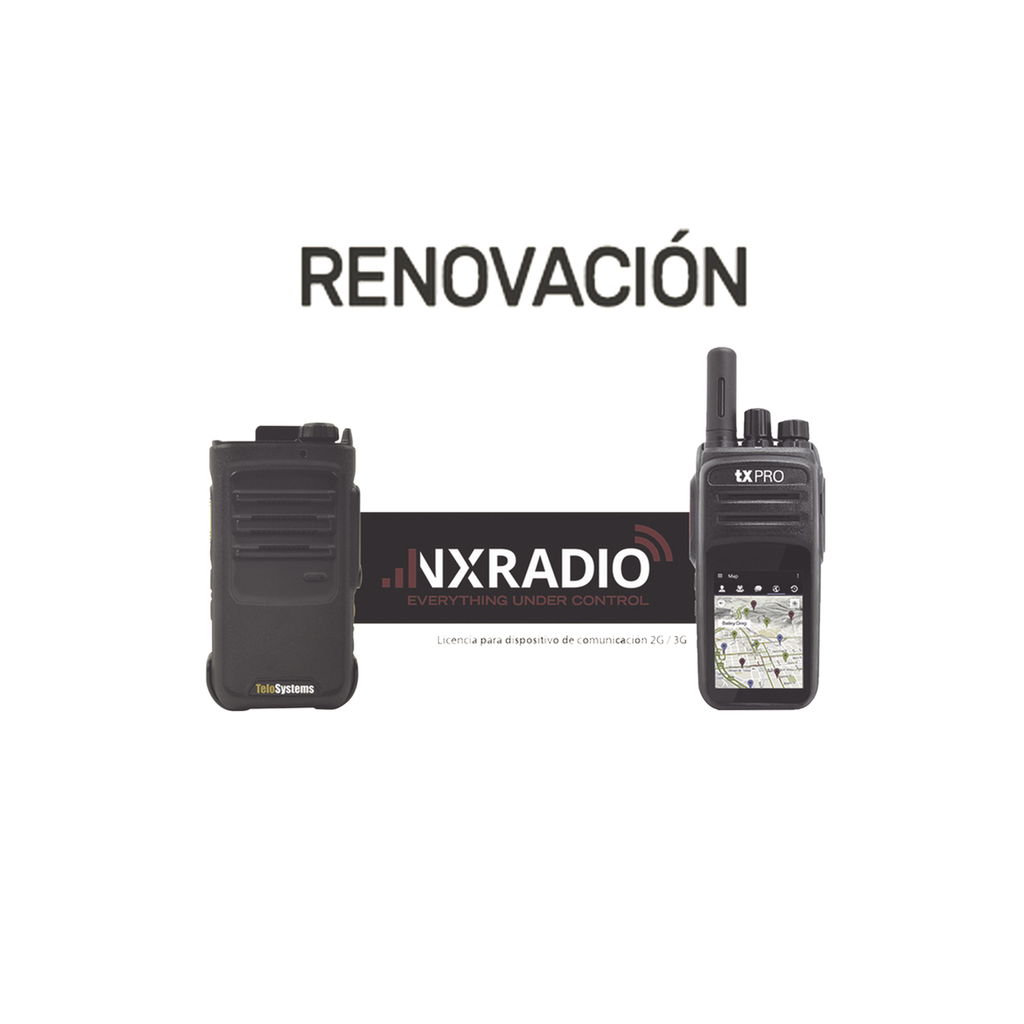 [RENOVACIONNXRADIOTERMINAL] Renovacion NXRADIOTERMINAL