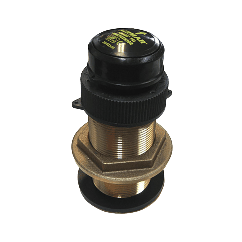 [000-15736-001] Transductor de bronce Thru Hull, mide temperatura, velocidad, y profundidad.