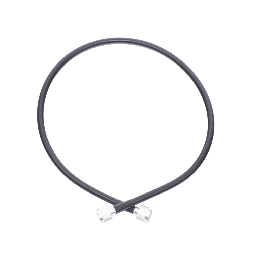 Jumper de 85 cm. con Cable Coaxial LMR400 conectores N Macho en Ambos Extremos.