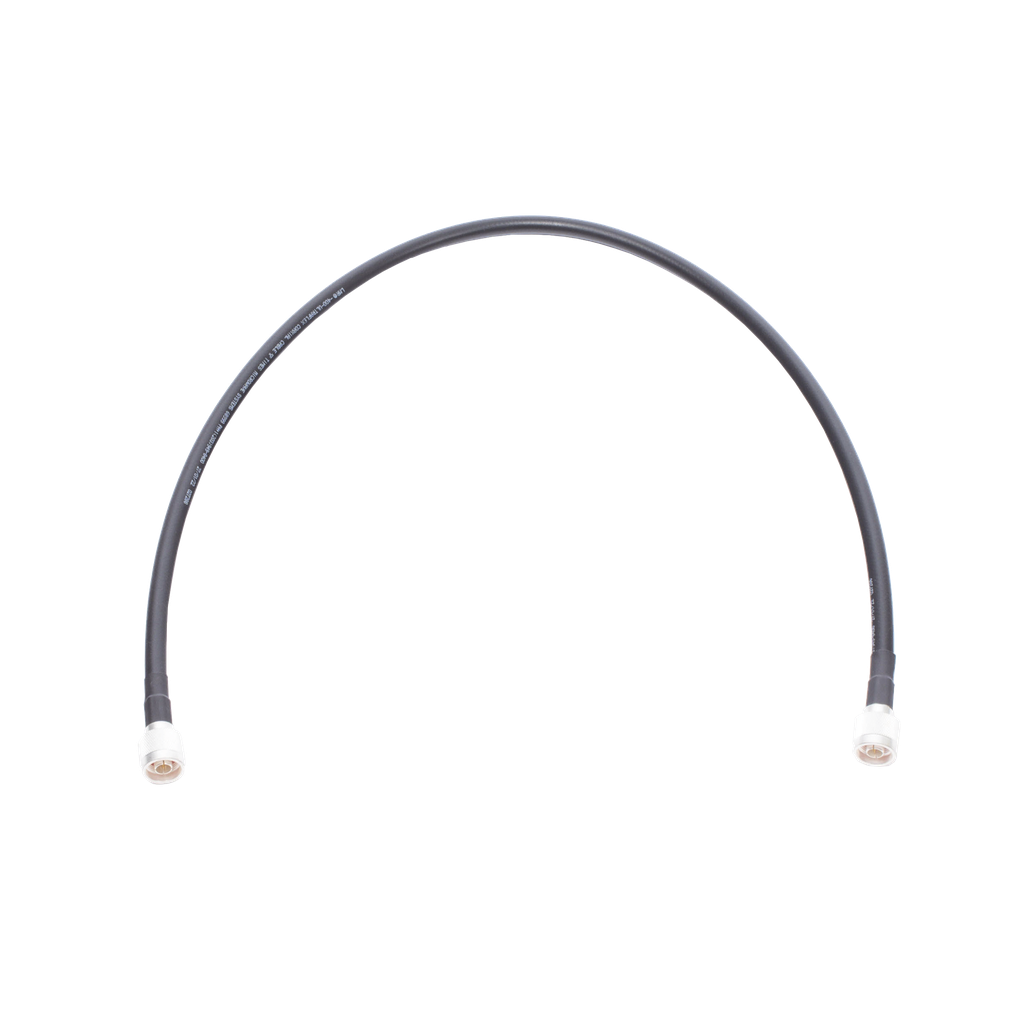 Jumper de 83 cm. con Cable Coaxial LMR400 conectores N en Ambos Extremos.
