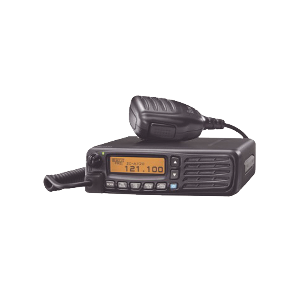 Kit de radio móvil aéreo en rango de frecuencia: 118.000-136.992 MHz, incluye fuente de alimentación SEC1223 y gabinete. SRX21U