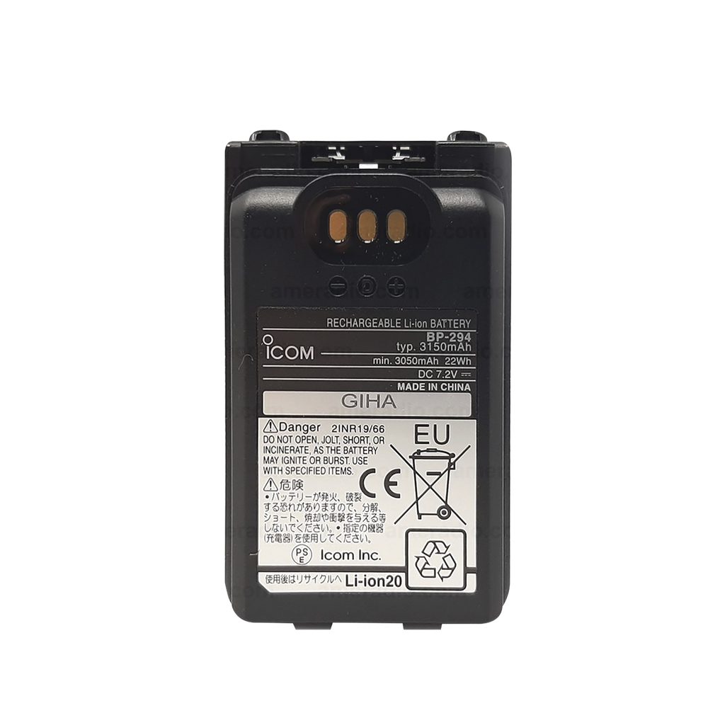 Bateria Li-Ion 3150 mAh for ICF 52D/62D/M85 Radios ICOM