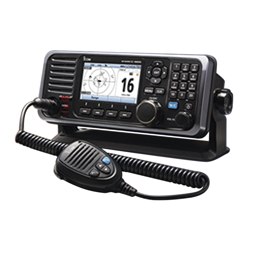 [ICM605/41] Radio Móvil Marino en banda de VHF, con pantalla a color de 4.3 pulgadas, receptor de GPS, grabador de voz, incluye receptor AIS.