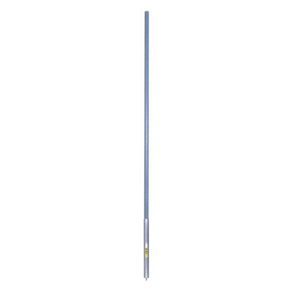 Antena Colineal Aurora Omni de Fibra de Vidrio para Base, 136-225 MHz, 6 dB, 8 MHz Ancho de Banda (Sub-Bandas), 500 Watt, Conector N Hem, Inclinación Opcional Tilt: 0, 2, 4 o 6 Grados.