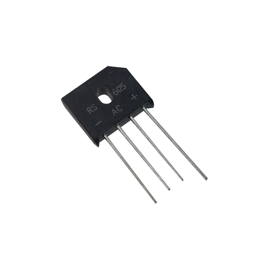 Puente Rectificador en Línea de 6 Amp., 800 PIV, Silicio, 420 RMS.