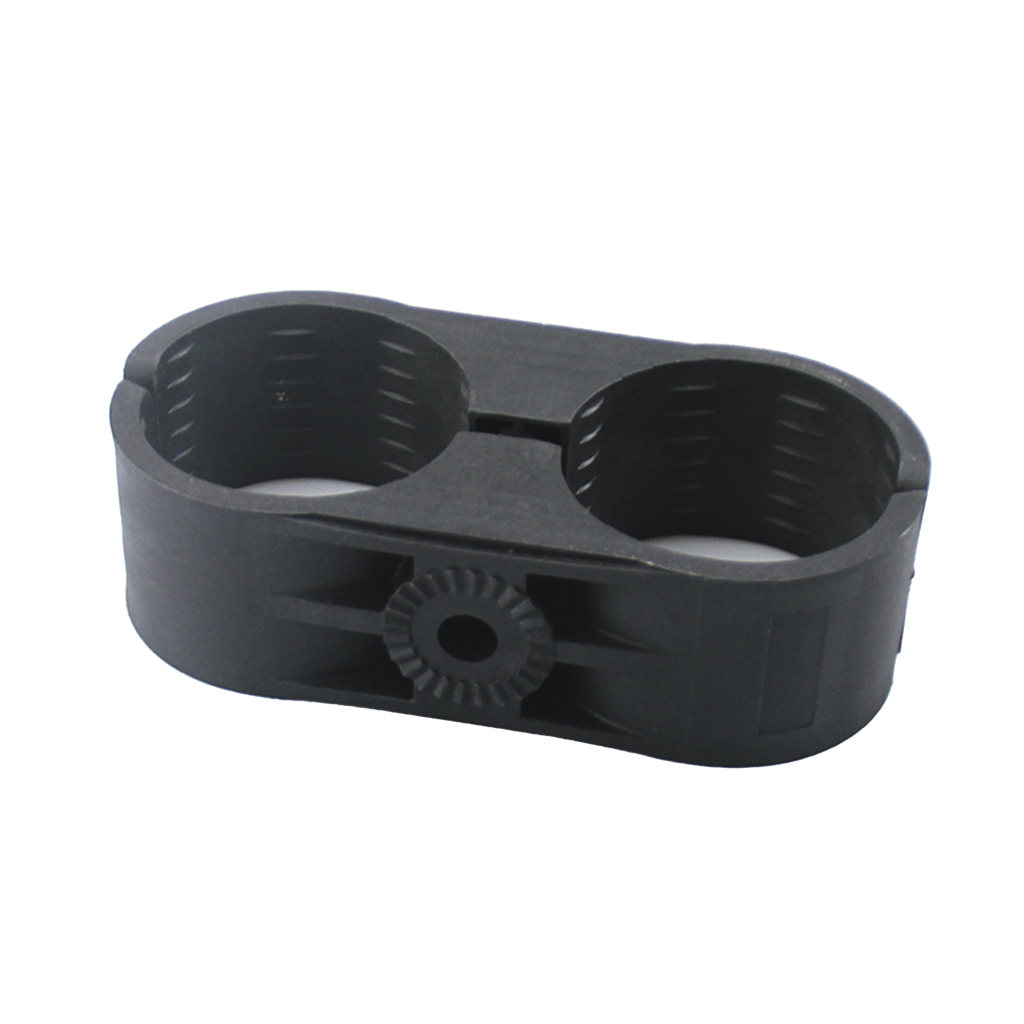 [CB158] Paquete de 10 Sujetadores Plasticos Para Cable Coaxial de  1- 5/8