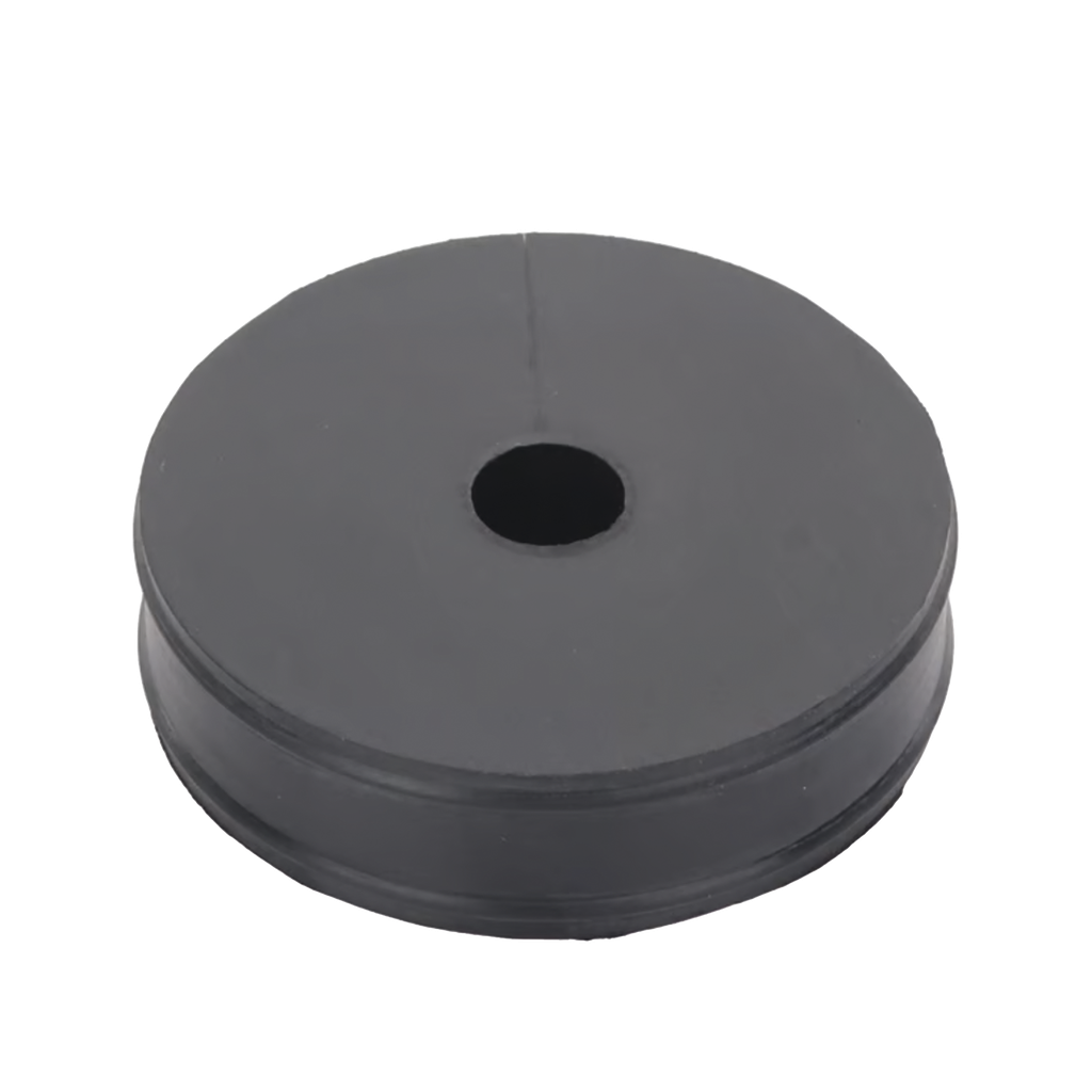 Inserto de Caucho de 4 Con Un Orificio para Cable de 1/2 in