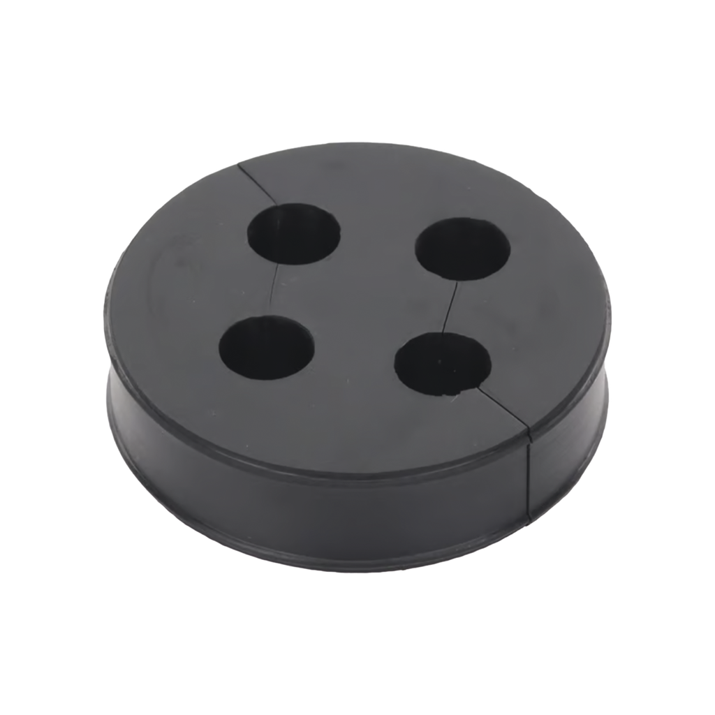 Inserto de Caucho de 4 Con Cuatro Orificios para Cable de 3/8 in