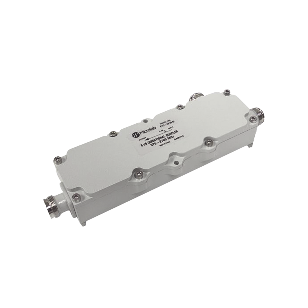 [CC-06E] Acoplador direccional 6dB 575-2700MHz 300W - 161 dBc 4.3 - 10 IP67