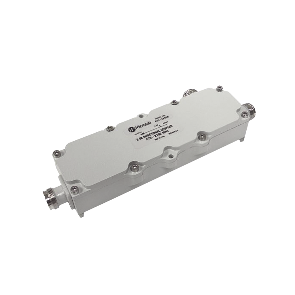 Acoplador direccional 8dB 575-2700MHz 300W - 161 dBc 4.3 - 10 IP67