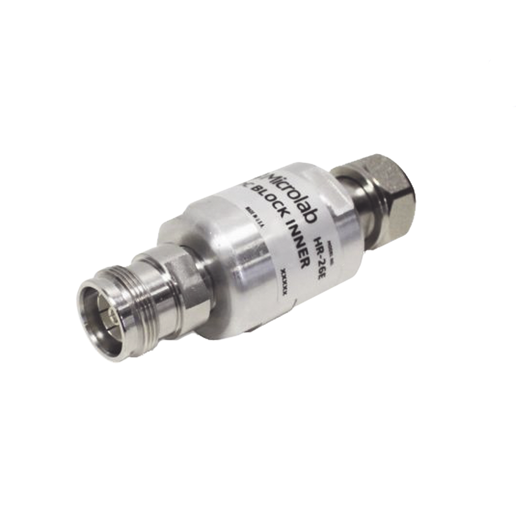 [HR-26E] BLOQUEADOR DE DC 250-6000MHz 500W/3kV -161dBc 4.3-10 IP65 .